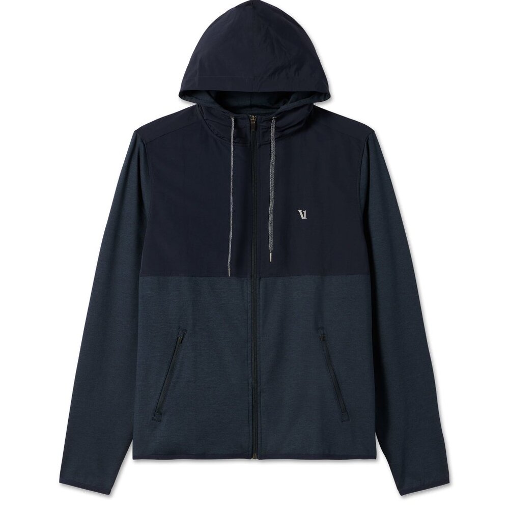 Vuori Sunday Element Jacket Ink Blue Men’s Small Lightweight Zip Hoodie